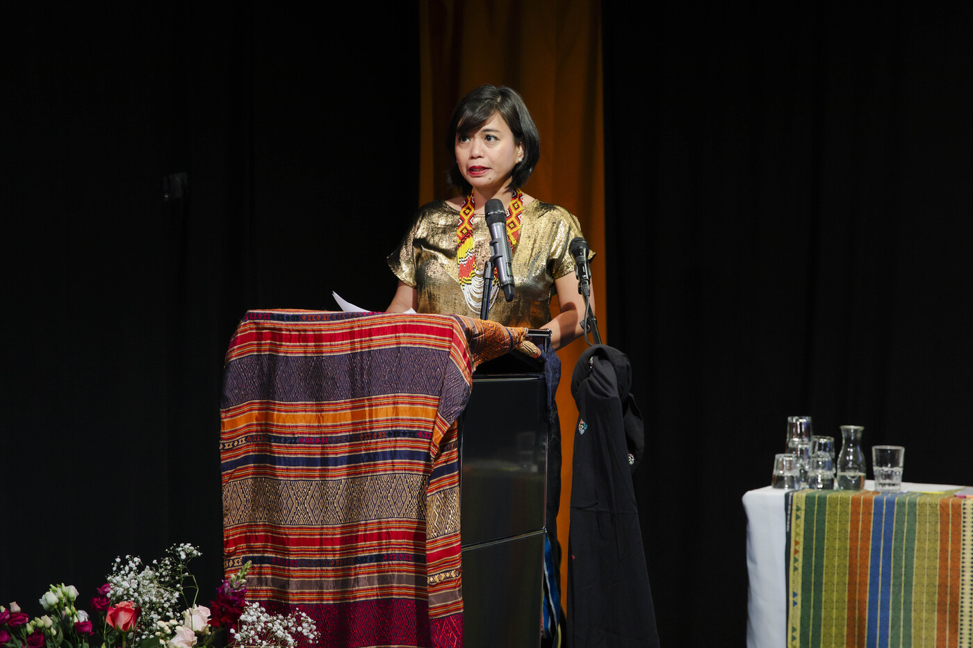 Kunst-Werke Berlin e. V., Sprecherin bei einer Konferenz